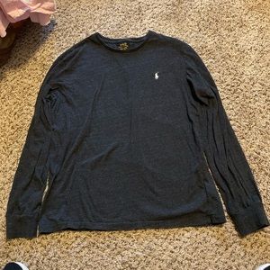 Polo Ralph Lauren Heathered Gray Long Sleeve